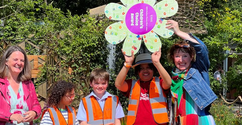 Children choose The Octavia Hill Garden for new award at Chelsea