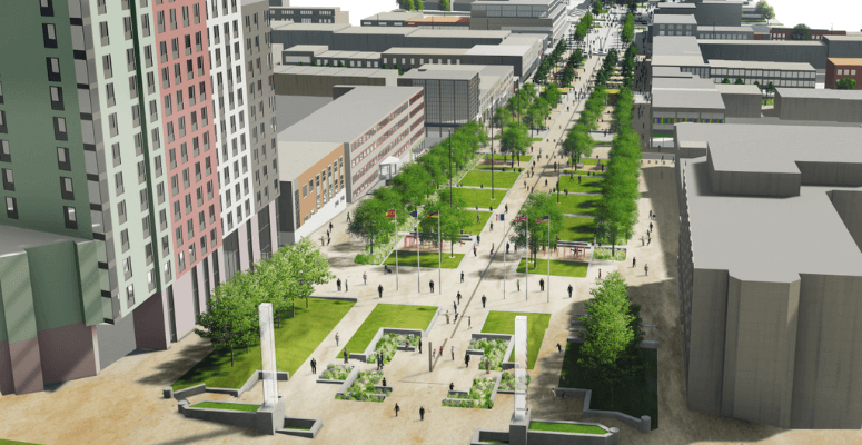‘Ambitious’ multi-million Armada Way scheme approved