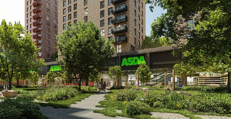 Asda unveils plans for new town centre in London