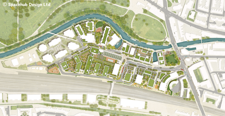 British supermarket puts forward plans to transform old brownfield site
