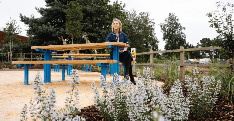 Colchester Hospital opens new wellbeing garden designed by Adam Frost