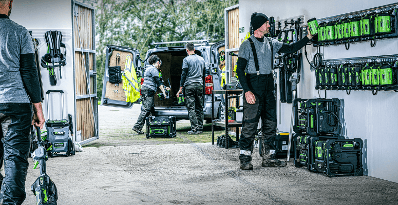 EGO launches new charging system to support green spaces