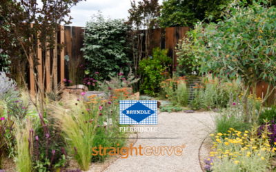 Straightcurve® helps sustainable garden secure Silver Gilt Medal at Hampton Court Flower Show