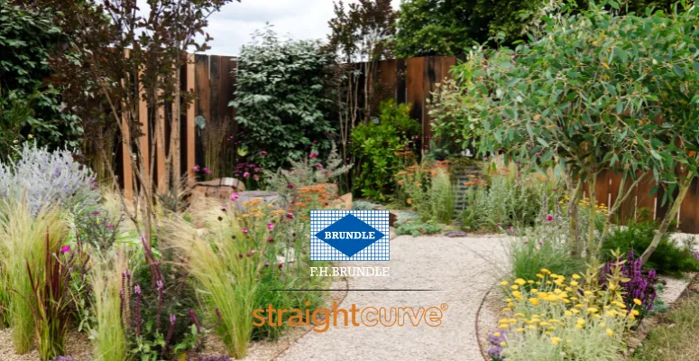 Straightcurve® helps sustainable garden secure Silver Gilt Medal at Hampton Court Flower Show
