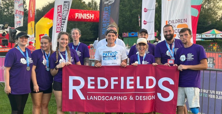 Redfields Landscaping completes the Thames Path Challenge